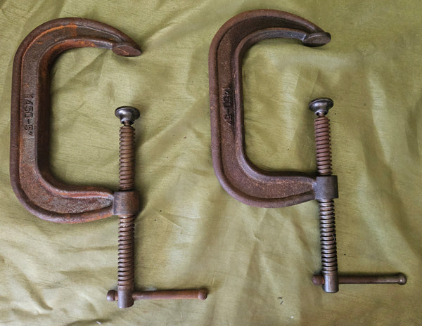 Adjustable 5" Cast Iron Vintage 1450 C Clamp