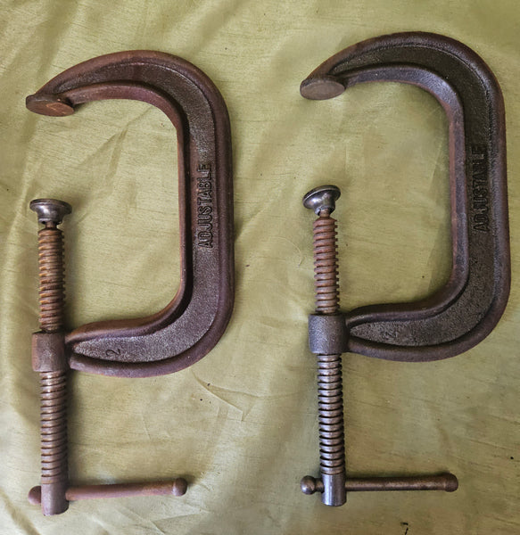 Adjustable 5" Cast Iron Vintage 1450 C Clamp