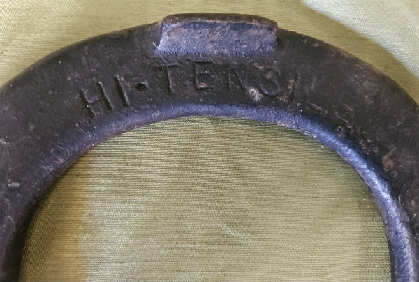 Set of 4 Vintage PLAYTIME Black & Gold Hi-Tensile Horseshoes
