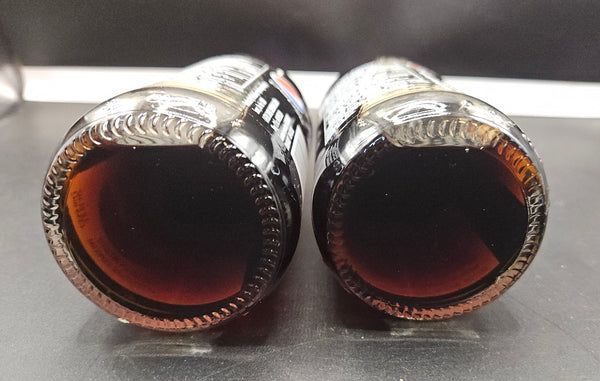 Set of 2 Made in Mexico Special Import Unopened Pepsi Bottles