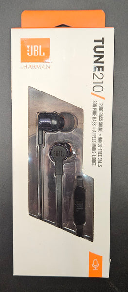 Brand New JBL Harmon Tune210 Wired In Ear Headphones / Earbuds