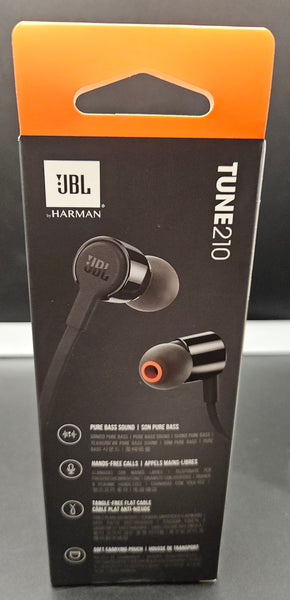 Brand New JBL Harmon Tune210 Wired In Ear Headphones / Earbuds