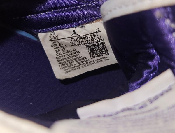 Children's Youth 1.5 NIKE AIR JORDON Court Purple Shoes