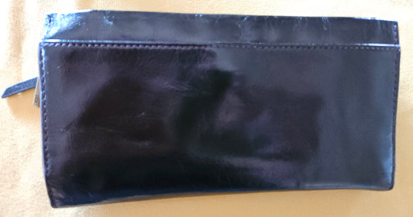 Black Leather HOBO Full Size Wallet