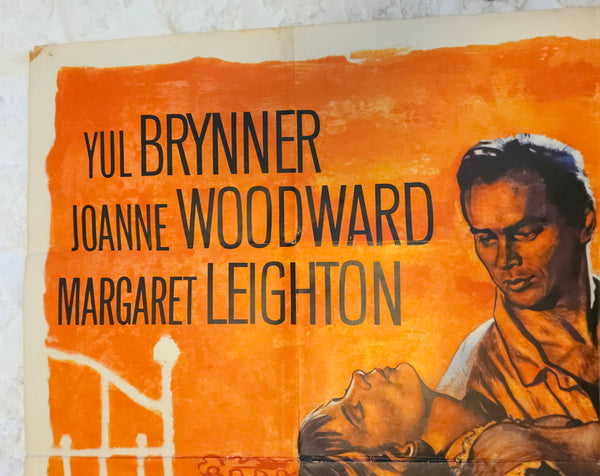 Rare 1959 The Sound and The Fury Vintage 30x40 Movie Poster