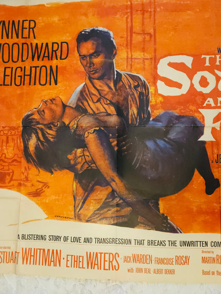 Rare 1959 The Sound and The Fury Vintage 30x40 Movie Poster