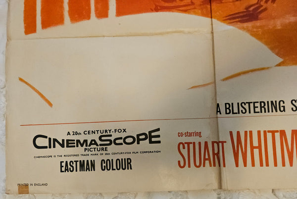Rare 1959 The Sound and The Fury Vintage 30x40 Movie Poster