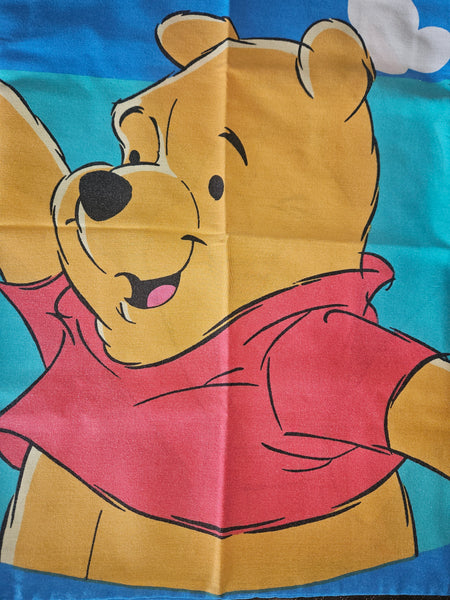 Disney Vintage Winnie the Pooh Piglet Pillowcase Double Sided Standard Bedding