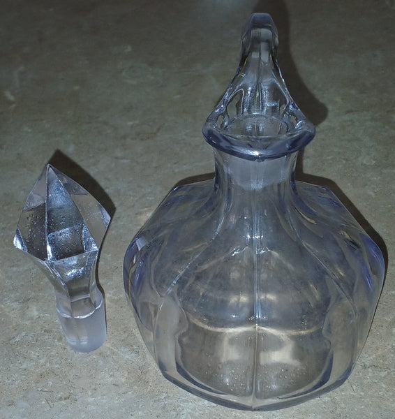 1950's Vintage Glass Oil Cruet With Stopper