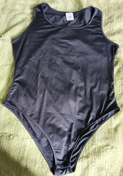 Set of 2 SHEIN CURVE 1X Black & Tan Bodysuit