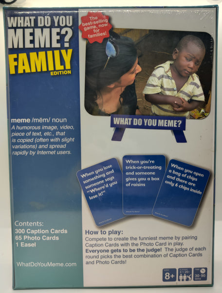 "What Do You Meme?" Family Edition Board Game