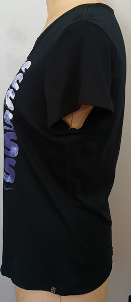 XL Brand New NIKE DRI-FIT Purple & Black Ombre Tennis Shirt