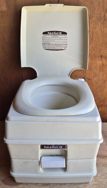 SEARS PAK-A-POTTI IV Flushing Porta Potty / Portable Camping Toilet