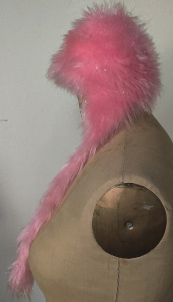 Pink Pigtail / Rockstar / Viking Wig Hat