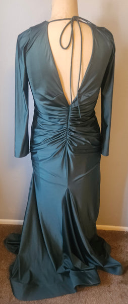 Unbranded Hunter Green XL Formal Dress