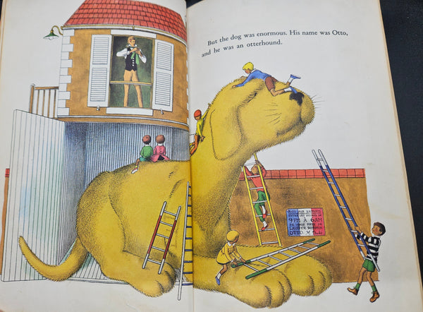 Otto In Africa By William Pene Du Bois 1961 Vintage Children’s Book Hardcover Story