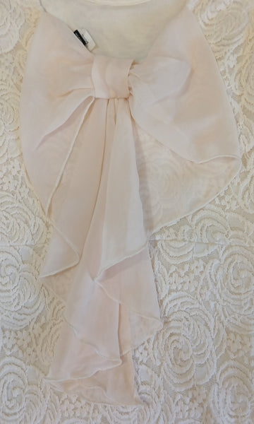 Small WINDSOR Coquette White & Pink Short Dress