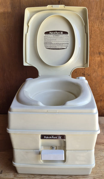 SEARS PAK-A-POTTI IV Flushing Porta Potty / Portable Camping Toilet