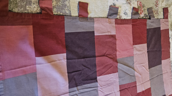 Shades of Purple Patchwork PIER 1 IMPORTS Curtain Panel
