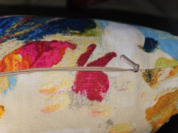 Set of 2 Thomasville at Home Martella Floral 17x17 Feather Throw Pillows