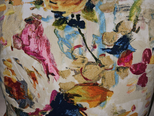 Set of 2 Thomasville at Home Martella Floral 17x17 Feather Throw Pillows