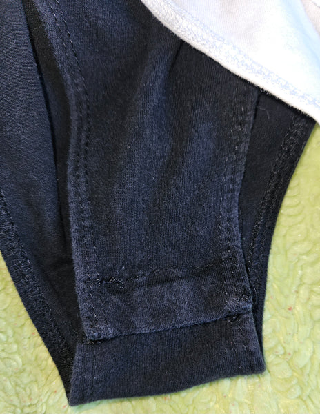 Set of 3 SHEIN CURVE 1X Black, Green & White Bodysuit