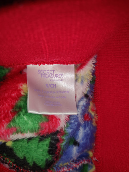 Women's Small 4-Pc Happy Holla Days Cool Santa Christmas Pajama Set