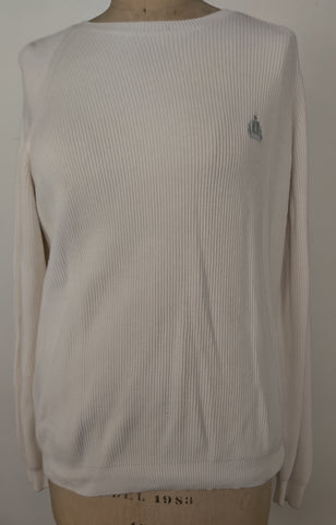 Large IZOD Men's Vintage Cream Pull Over Sweater