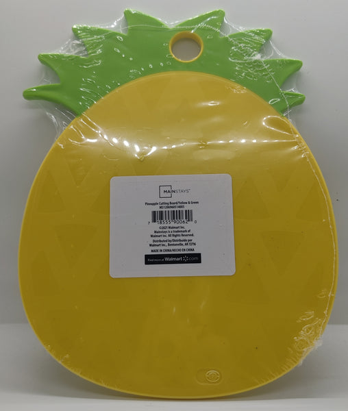 Brand New MAINSTAYS Reversible Pineapple Cutting Board