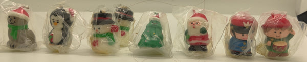 Set of 8 CURRENT Vintage Brand New Minature Christmas Candles