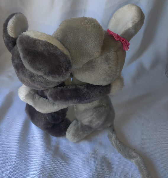Two Hugging Stuffed Mice / Stuffed Animal