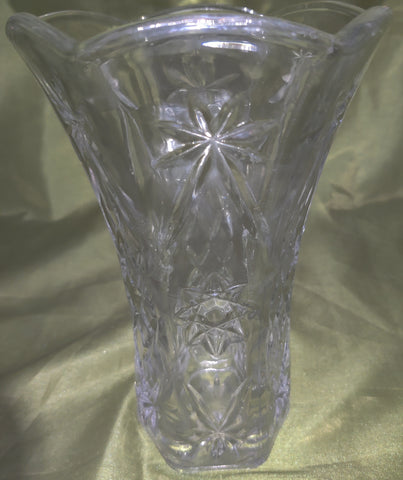 ANCHOR HOCKING Vintage Lead Crystal Vase