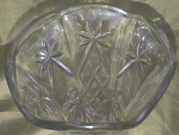 ANCHOR HOCKING Vintage Lead Crystal Vase