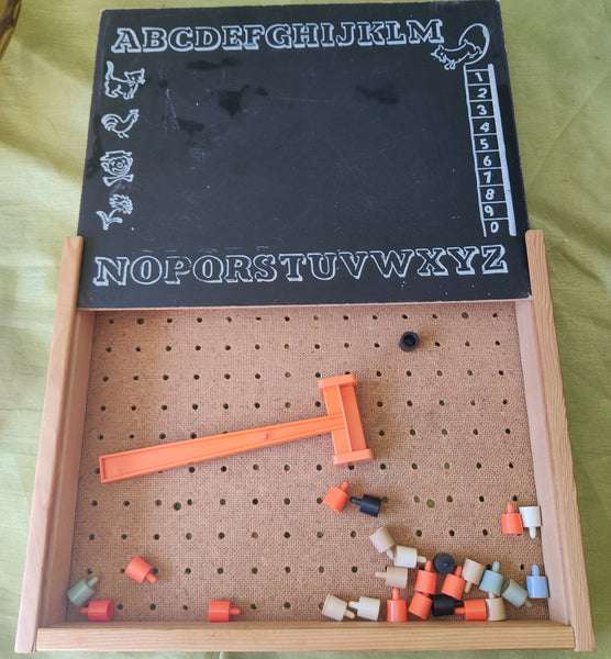 Children's Vintage Chalkboard & Peg Board