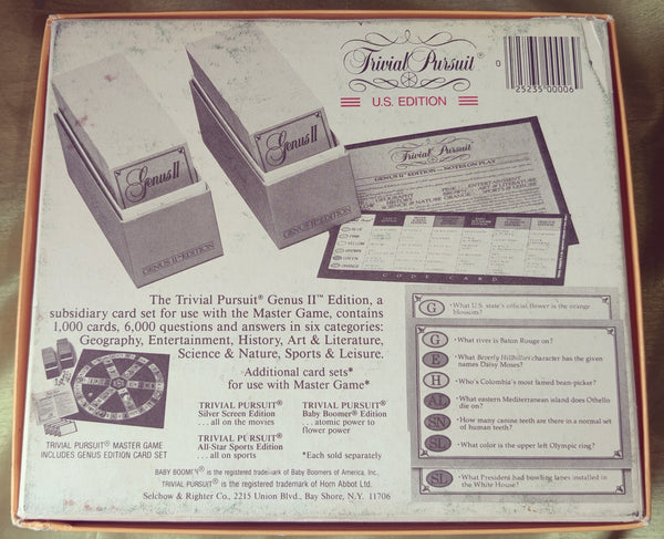 Trivial Pursuit Game Genus II Edition