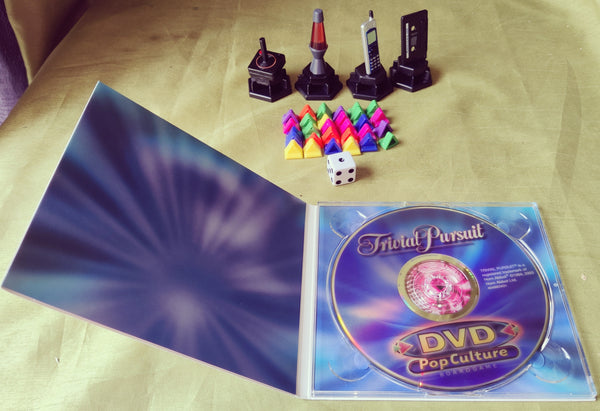 Trivial Pursuit DVD Pop Cultural Board Game By PARKER BROS.