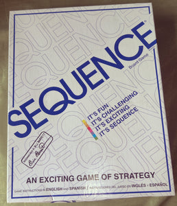 SEQUENCE Board Game  ~ An Exciting Game of Strategy by Jax