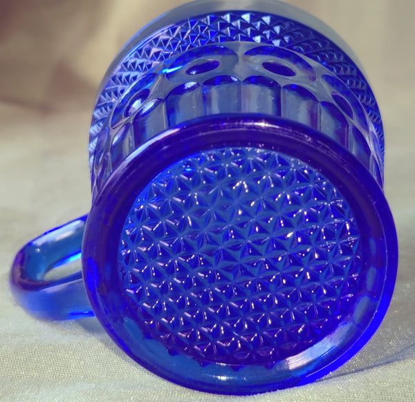 Vintage Sapphire Blue Singular Coffee / Tea Mug