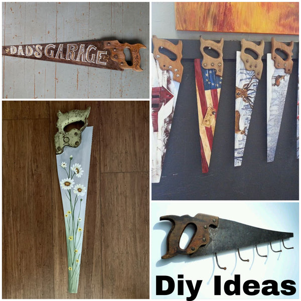 Vintage Henry Disston and Sons 12 Inch Saw Dark Wood Handle Carpentry Hand Tool