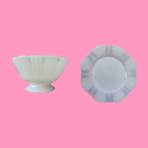Macbeth Evans American sweetheart 9" Plate & Bowl