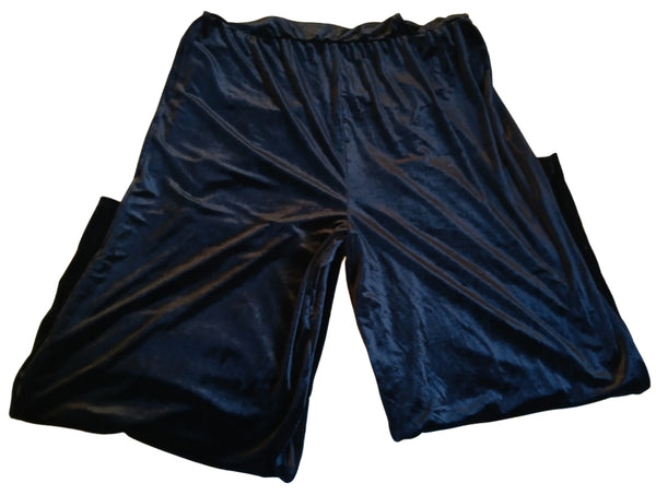 XXL WILD FABLE Black Crushed Velvet Jumpsuit