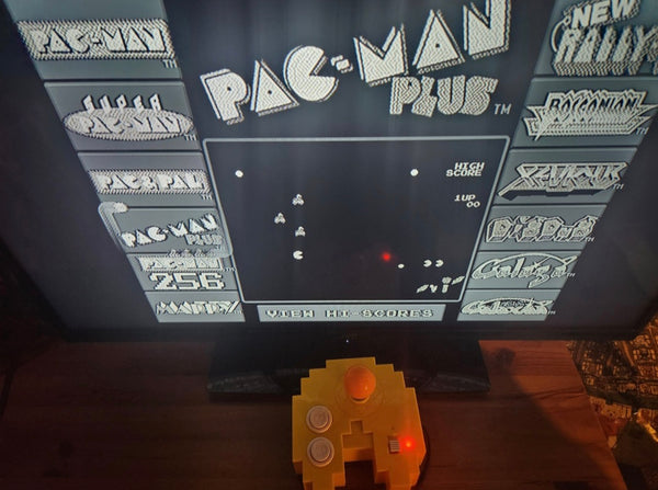 Pac-Man Plug & Play TV Game Controller Retro Video Game Joystick Namco Classic (Read Details)