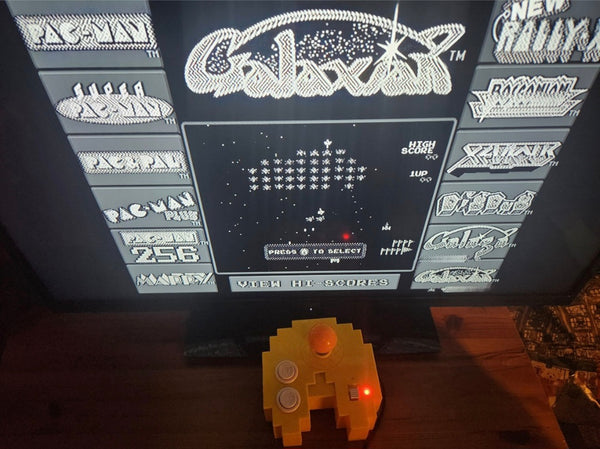 Pac-Man Plug & Play TV Game Controller Retro Video Game Joystick Namco Classic (Read Details)