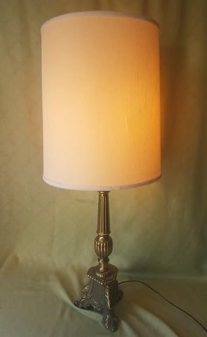 Sta-Tite Vintage Brass Large Footed Table Lamp