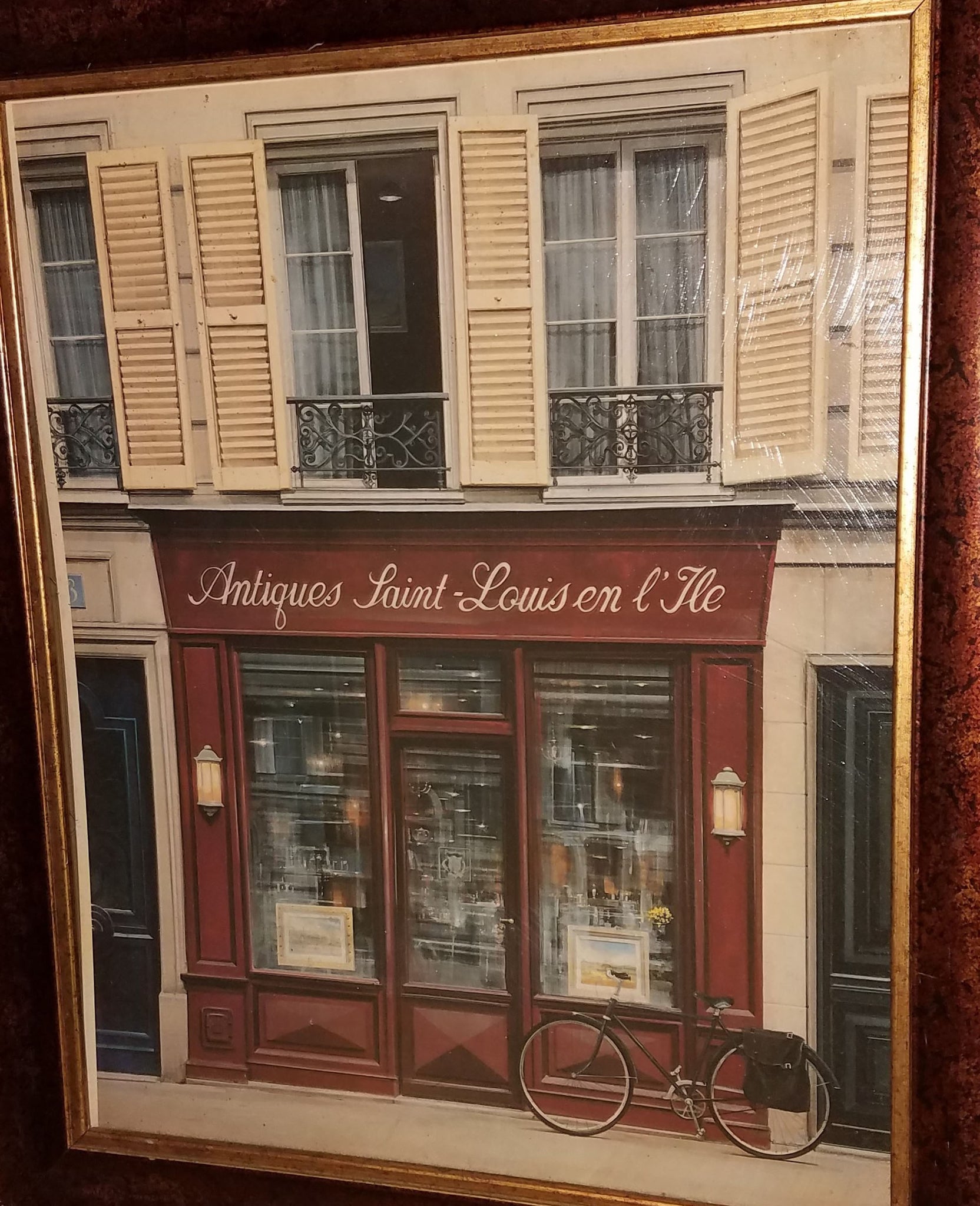 Antique Saint Louis en l'le Framed Print Picture