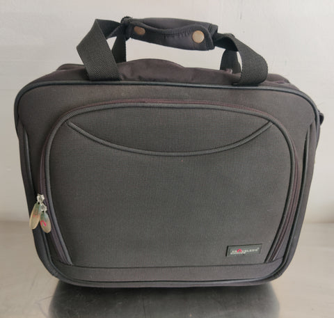 Traveler's Choice Black Rolling Suitcase / Rolling Briefcase (READ DETAILS)