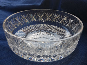Vintage Heavy Star Pattern Glass Bowl