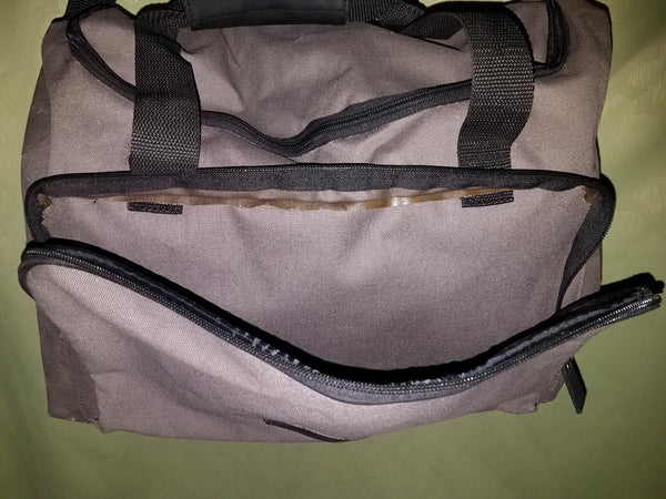 Kenneth Cole Gray Expandable Duffel Bag w/Outside Pocket