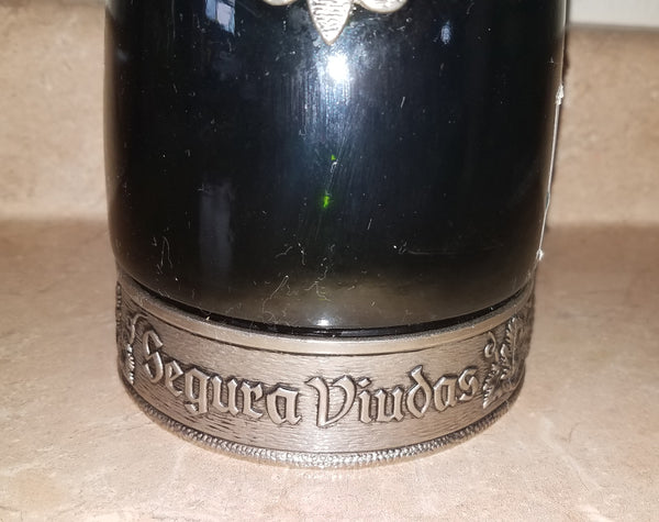 Empty Decorative Segura Viudas Brut Champagne Bottle