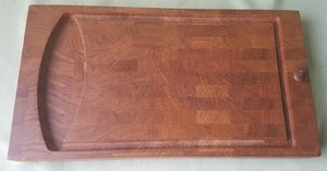 Vintage 1964 Digsmed Denmark Wooden 16.5" x 9" Cutting Board